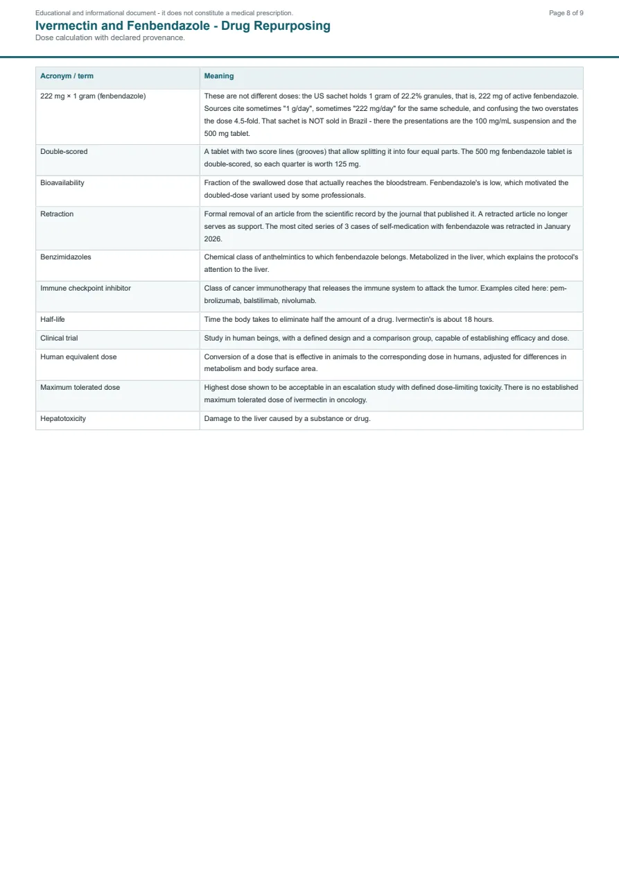Page of the sample document 8